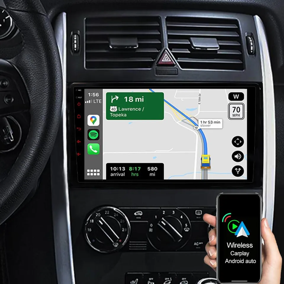 A-Sure GPS Mercedes W169 Autoradio 9 Zoll 4+64GB LTE