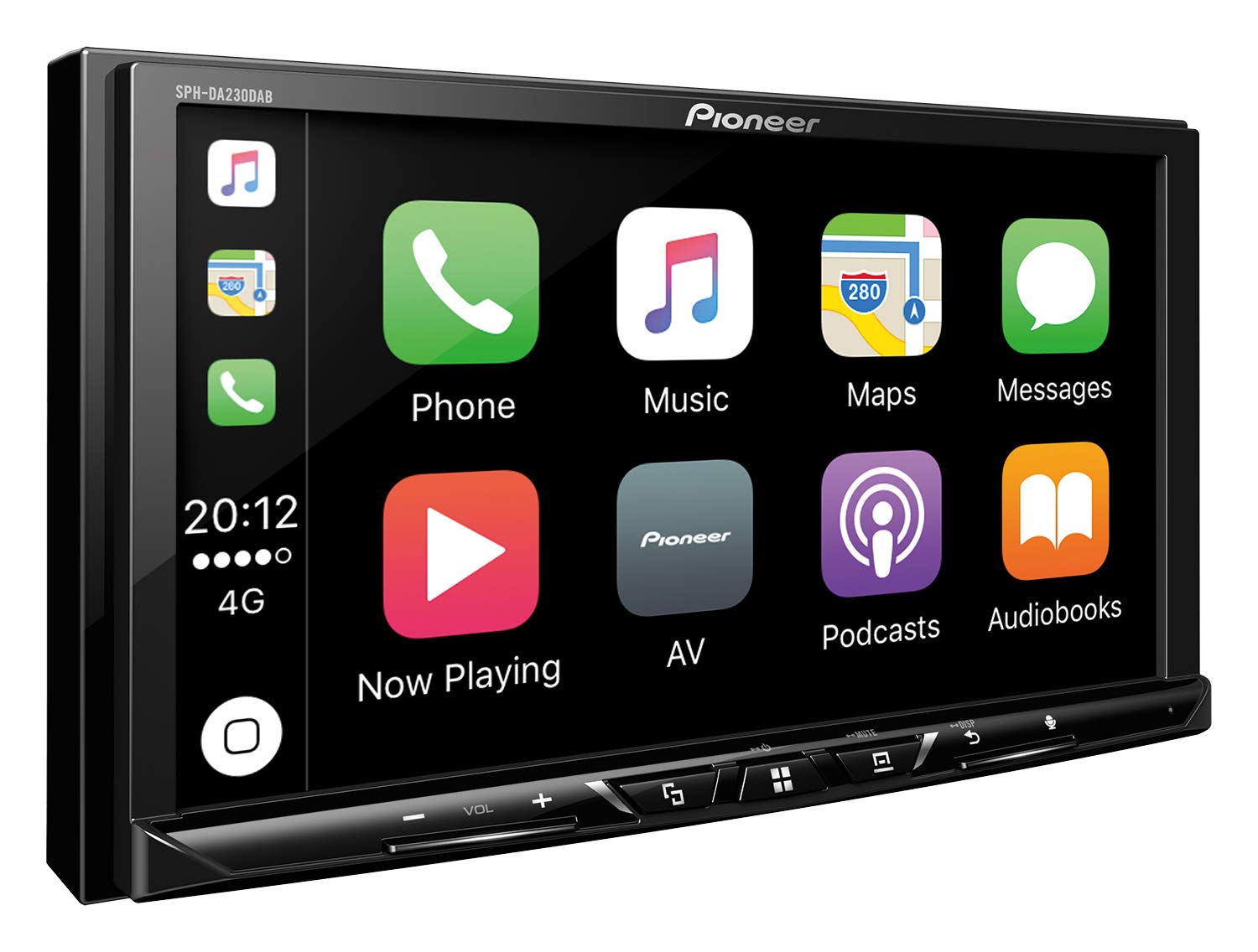 Pioneer SPH-DA230DAB 2-DIN Autoradio mit CarPlay, DAB+ inkl. Antenne