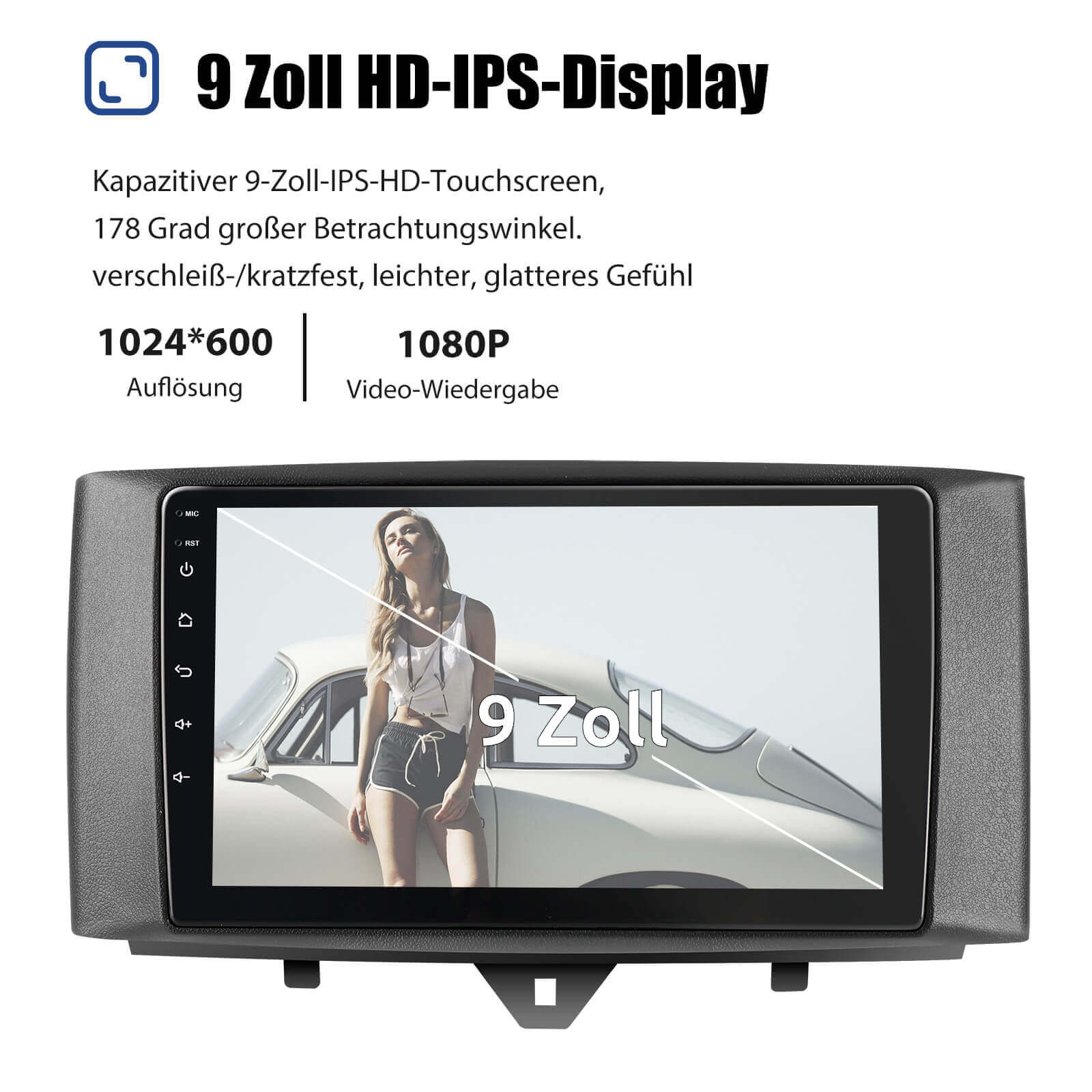 ESSGOO Car Stereo Autoradio Mercedes-Benz 2011-2014 10 Zoll