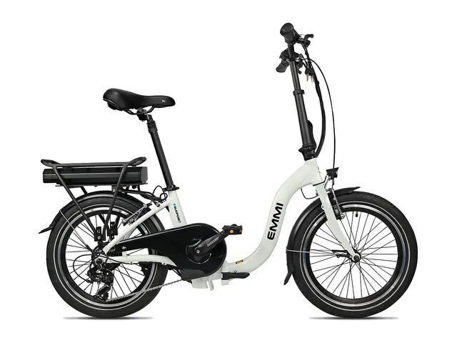 Blaupunkt EMMI Klapprad E-Bike cremeweiß 60 km