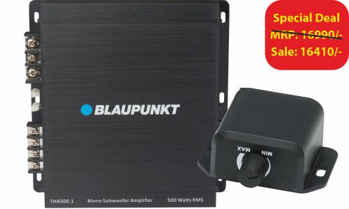 Blaupunkt THA 500.1 Mono Endstufe mit Bassregler Auto
