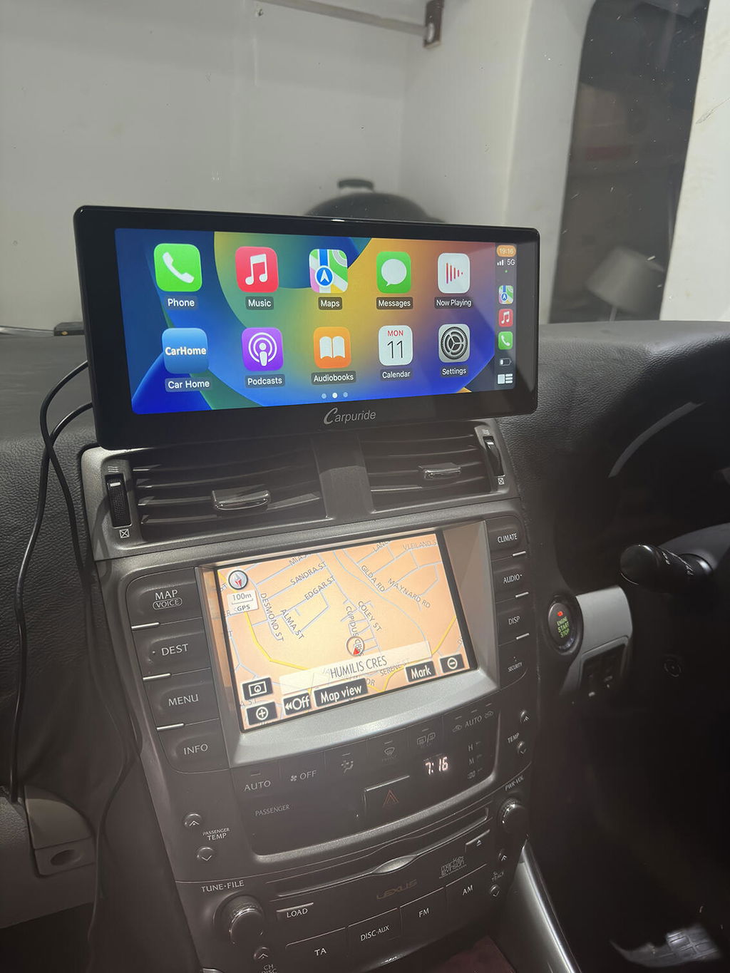 Carpuride W103 Pro CarPlay-Display 10,3 Zoll mit Rückfahrcam