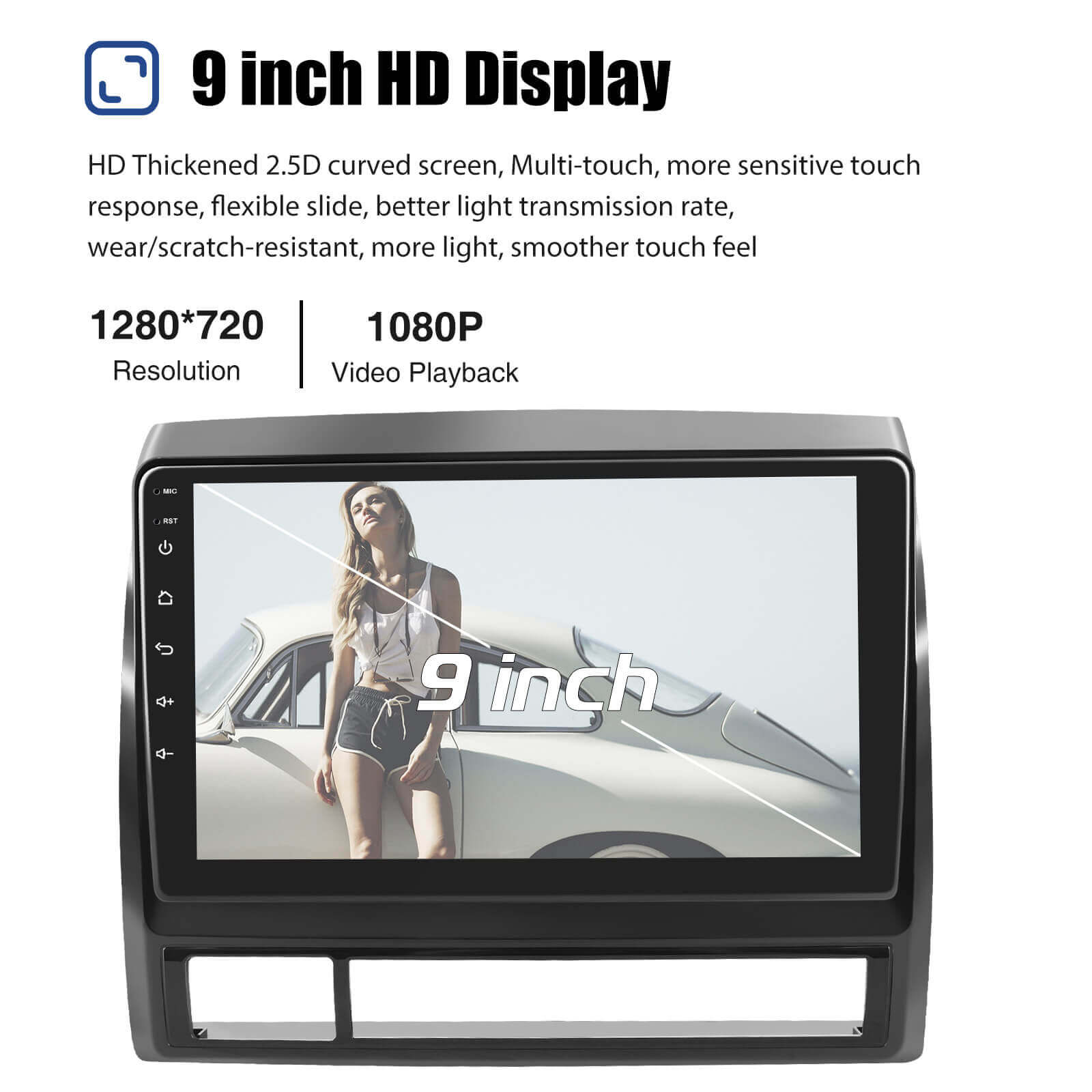 ESSGOO Car Stereo AR9001 Autoradio 2 DIN für Toyota Tacoma 05-13