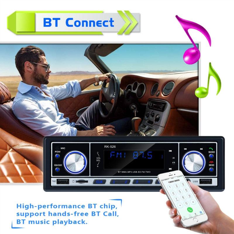 ESSGOO Car Stereo Vintage 1-DIN Autoradio DAB Bluetooth USB