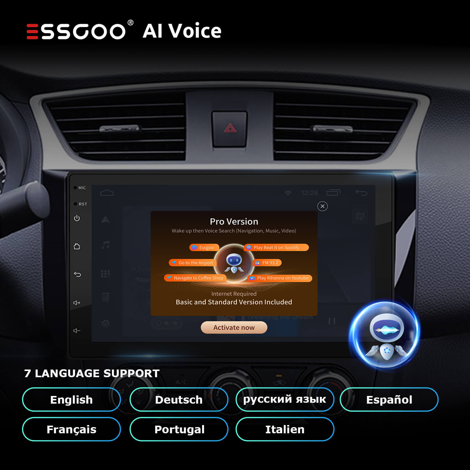 ESSGOO Accessories AI Sprachsteuerung Aktivierungscode Pro Version