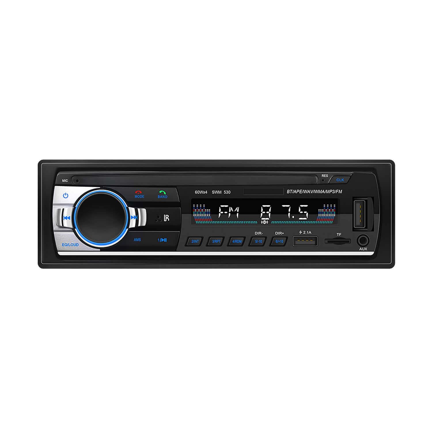 ESSGOO Car Stereo 1-DIN Autoradio Bluetooth USB AUX FM