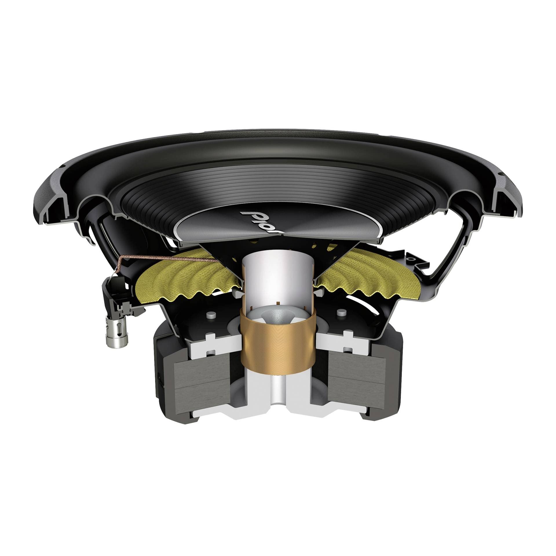 Pioneer TS-A Subwoofer TS-A250S4 25 cm 1300 W Schwarz