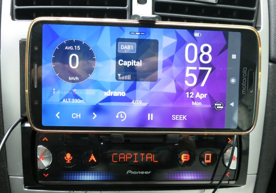 Pioneer SPH-20DAB Autoradio 1-DIN DAB+ Bluetooth USB Single