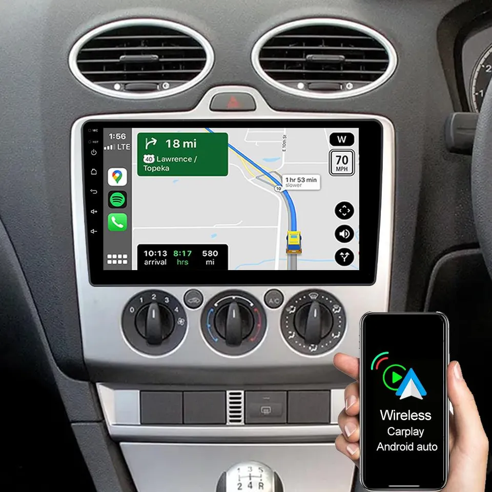 A-Sure GPS Ford Autoradio 9 Zoll 2+32GB DSP CarPlay