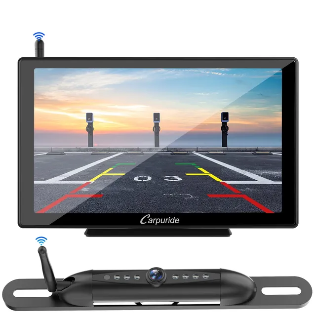 Carpuride W901 Car Smart Stereo CarPlay-Display 9 Zoll mit Rückfahrkam
