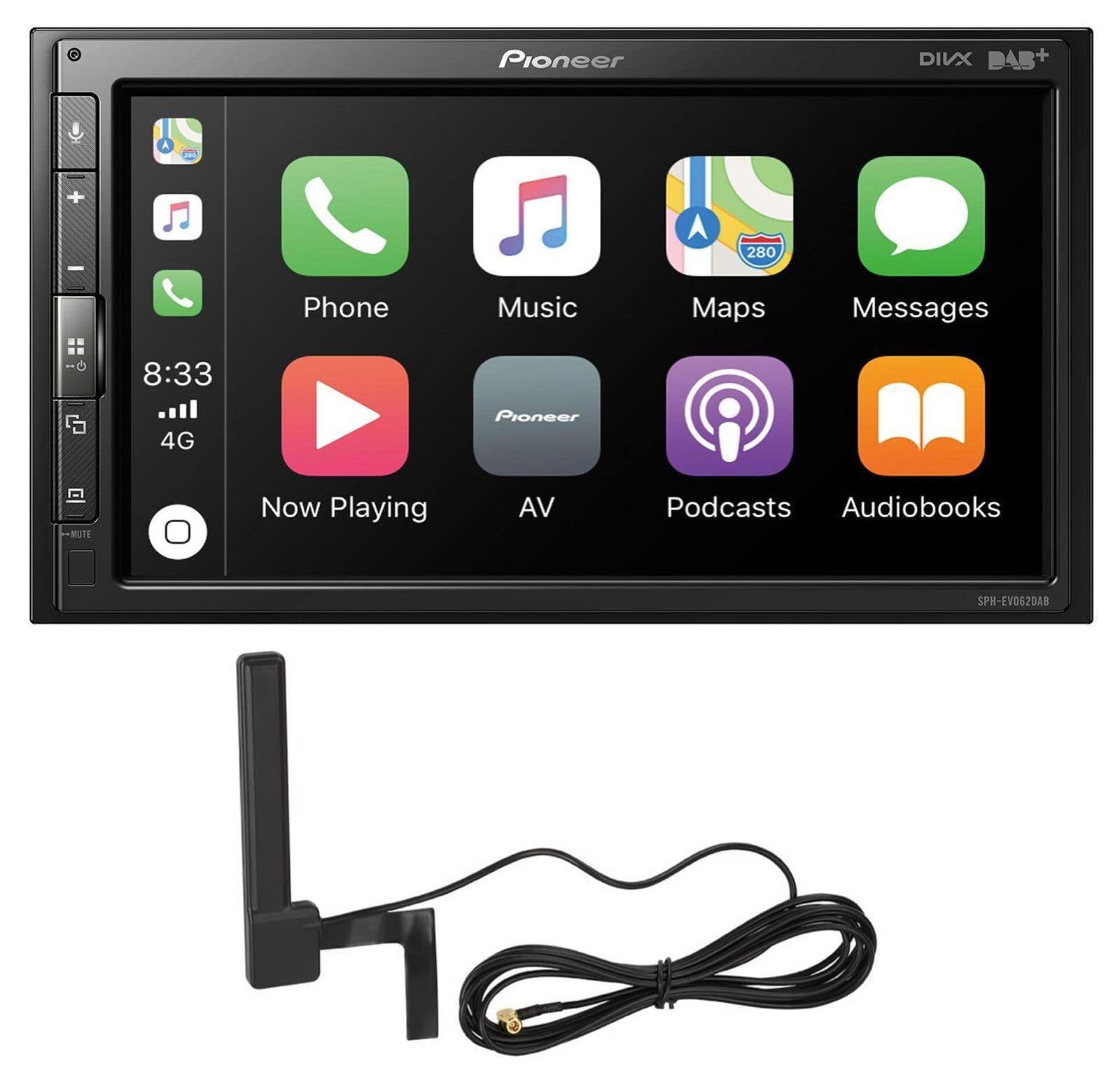 Pioneer SPH-EVO62DAB Autoradio 6,8 Zoll Single CarPlay DAB+