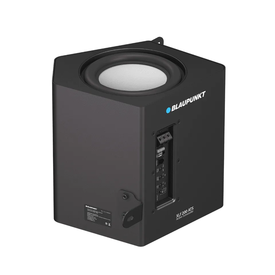 Blaupunkt XLf 200 ATS Aktiv-Subwoofer Auto 380W Tesla Model 3