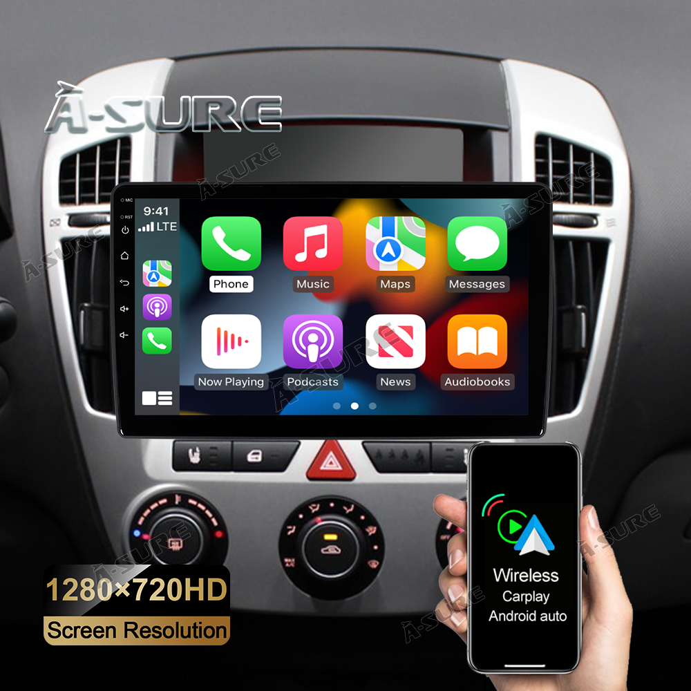 A-Sure GPS Kia Ceed 2006-2009 Autoradio 2+32GB CarPlay