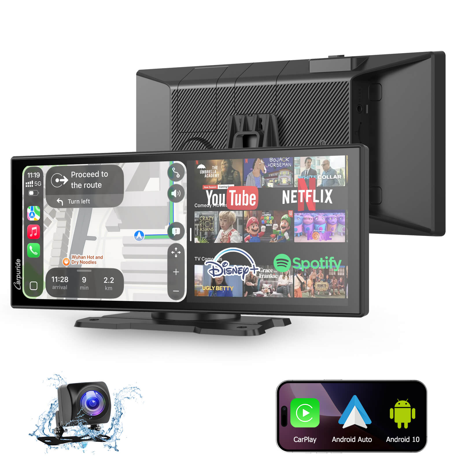 Carpuride Car Smart Stereo W125P Autoradio 11,26 Zoll Android