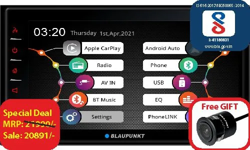 Blaupunkt Car Multimedia New York 750 Autoradio 6.75" CarPlay