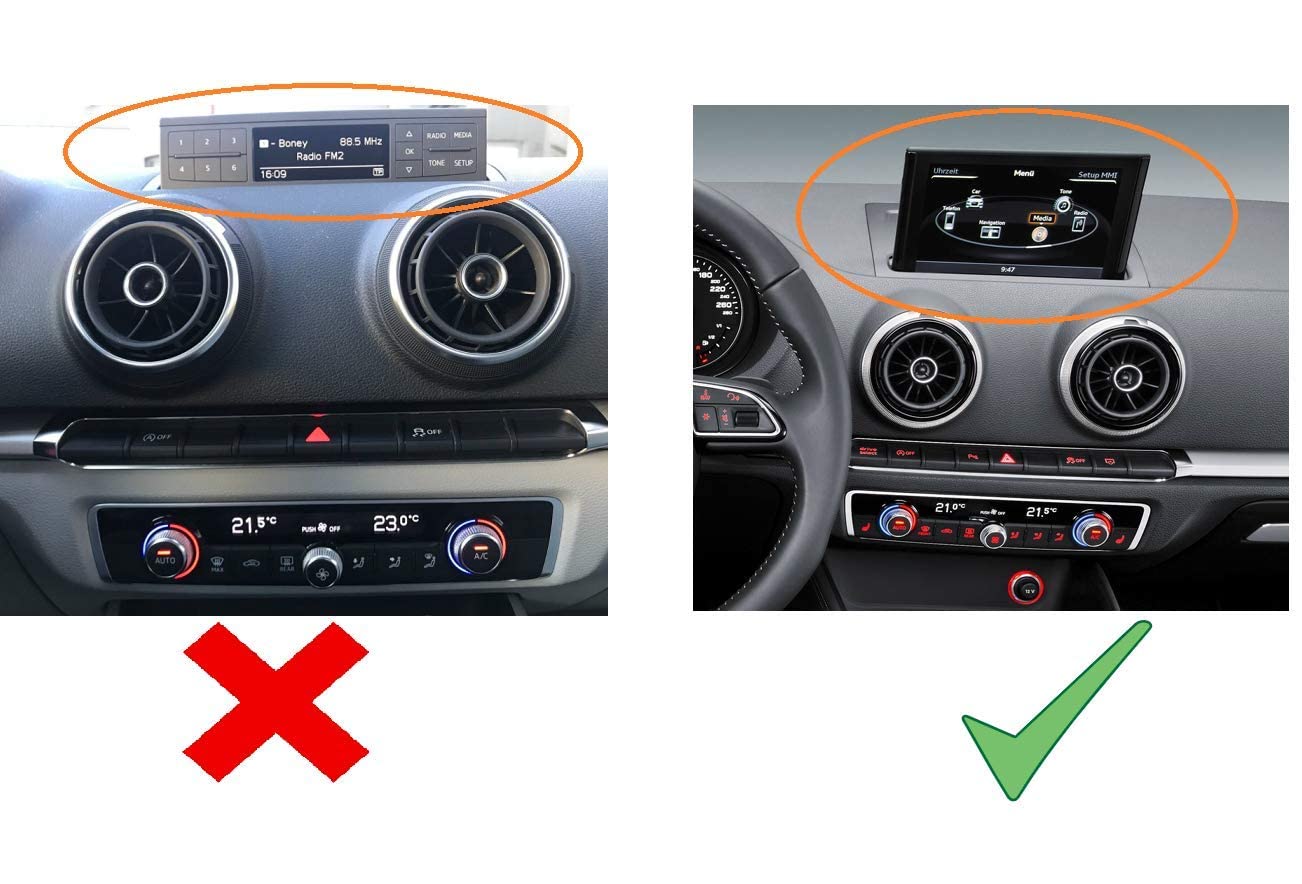 TAFFIO A3 8V 9 Zoll Android Autoradio CarPlay GPS USB