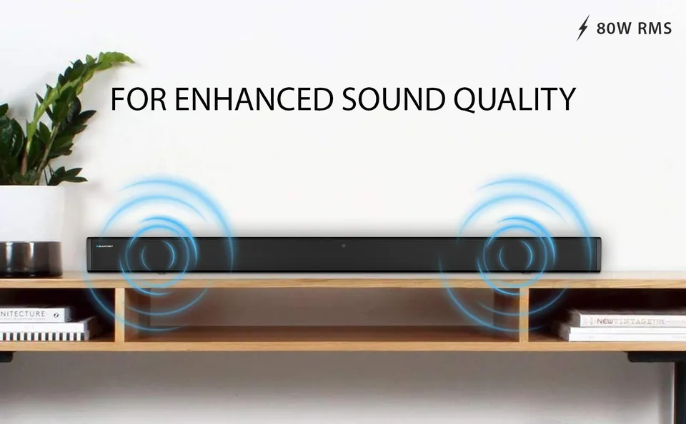 Blaupunkt SBWL-02 Soundbar Bluetooth mit Subwoofer kabellos