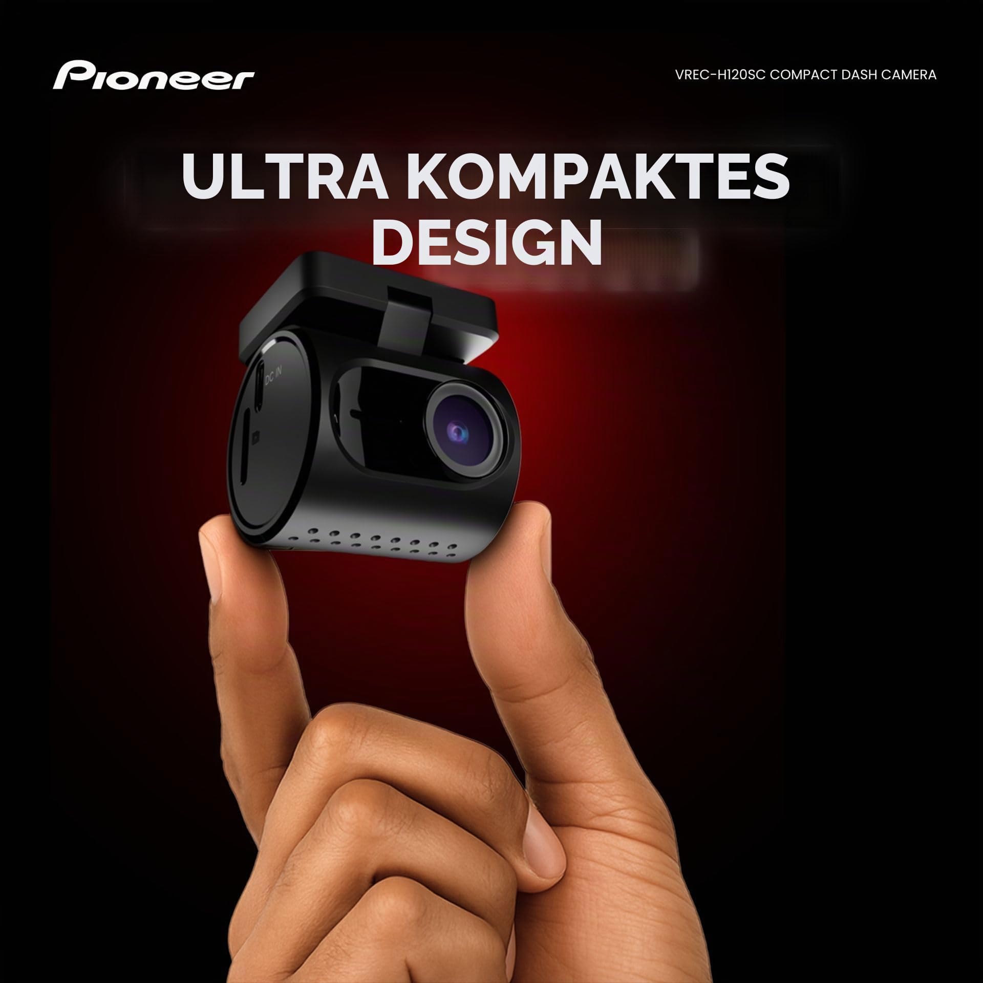 Pioneer VREC-H120SC Dashcam WLAN 1,5K Frontkamera