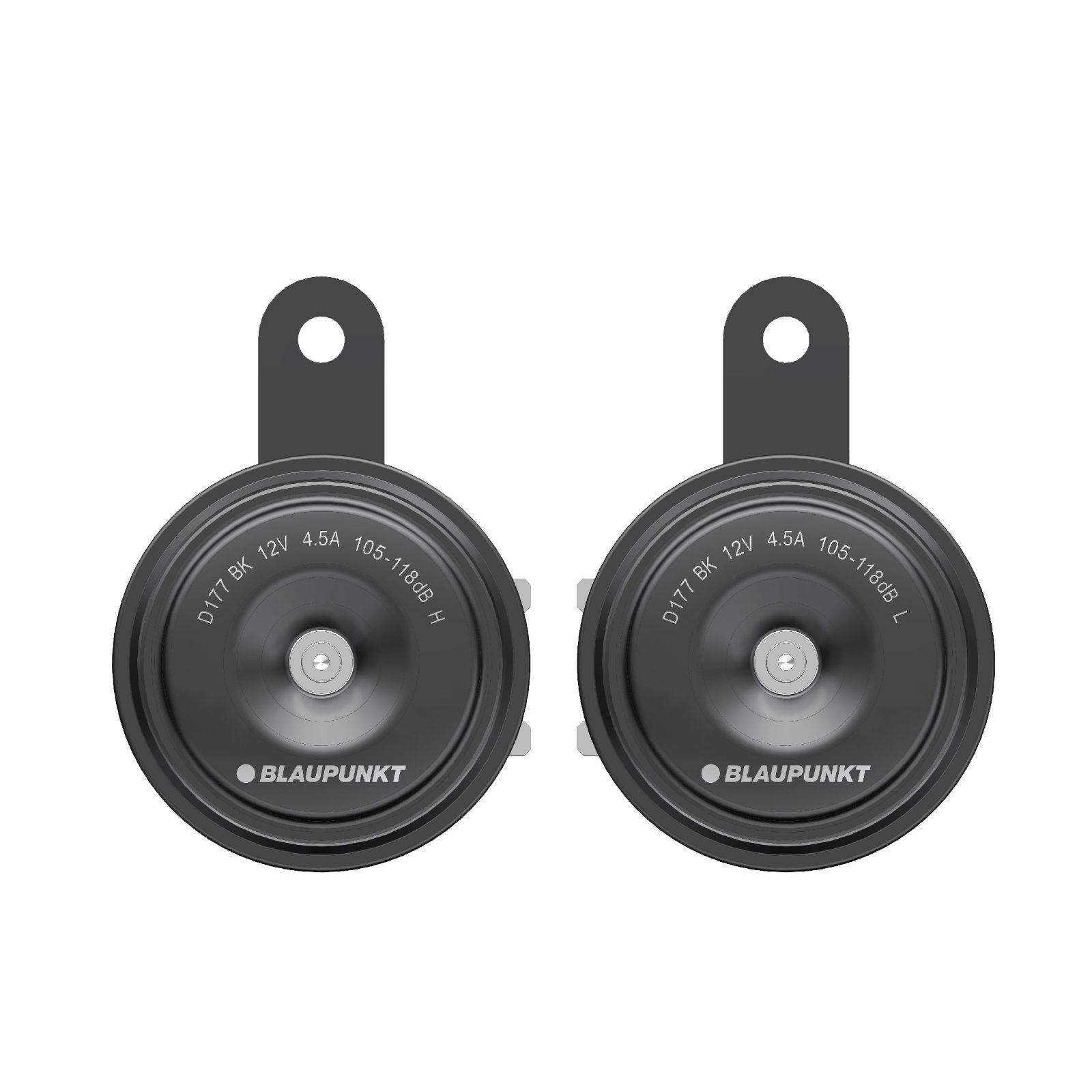 Blaupunkt D177 BK Hupe 12V 77mm Auto Signalhorn