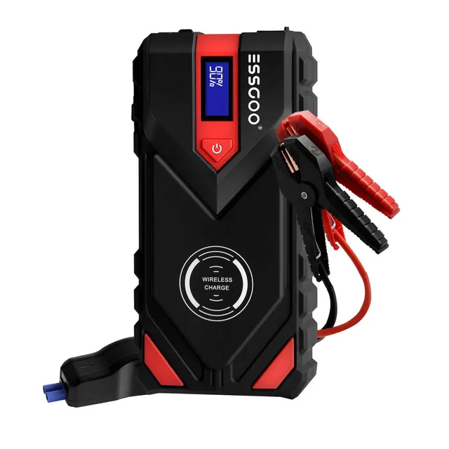 ESSGOO Starthilfe 1600A Powerbank 20000mAh 12V Auto Notfall