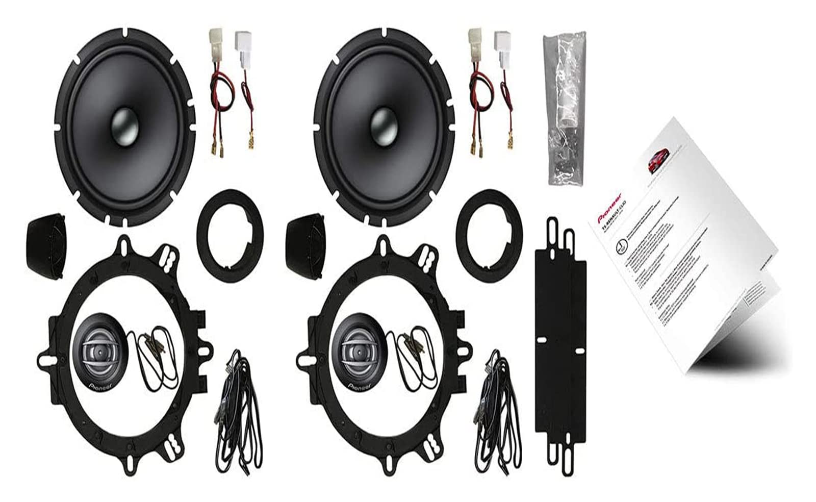 Pioneer Special Fit TS-Renault-Clio Lautsprecher 16,5cm 350W