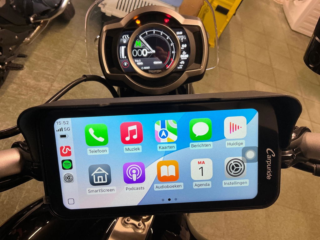 Carpuride W603 Motorrad CarPlay-Display IP67 wasserdicht