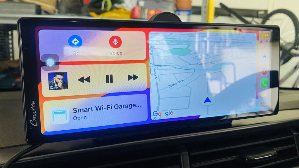 Carpuride W903 CarPlay-Display 9,3 Zoll mit Frontkamera DVR