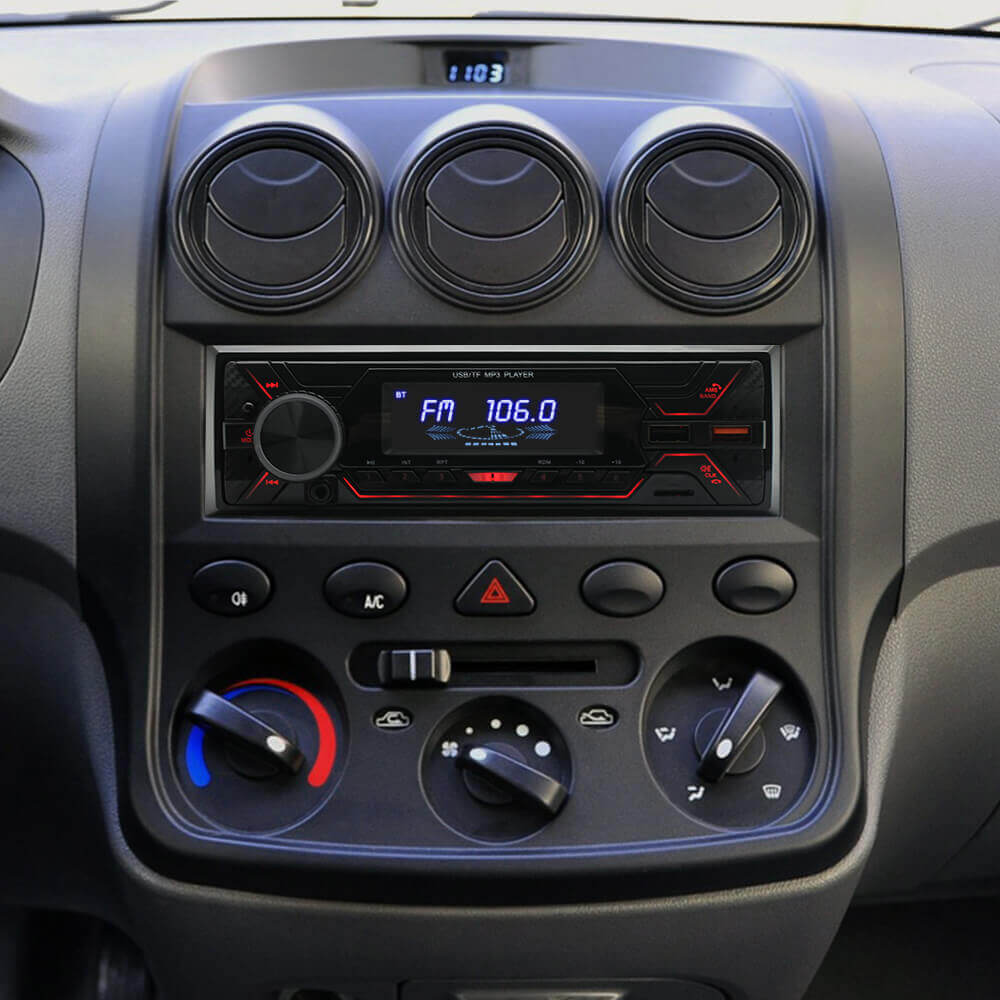 ESSGOO Car Stereo 720S 1-DIN Autoradio MP3 Beleuchtung