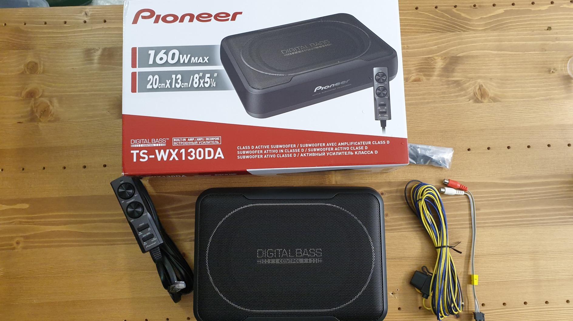 Pioneer TS-WX130DA Aktivsubwoofer 160W mit Fernbedienung