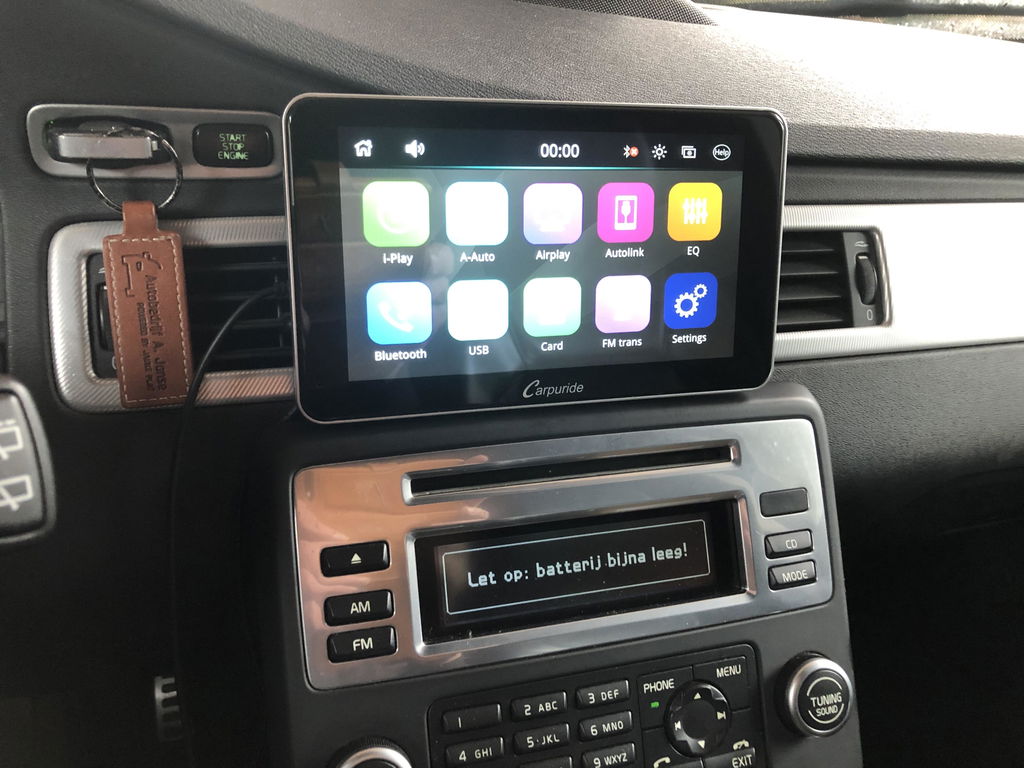 Carpuride Car Smart Stereo 7 Zoll CarPlay-Display Silber Wireless