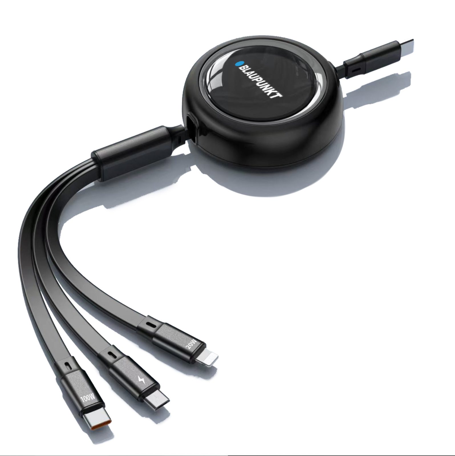 Blaupunkt BLC4100B 3in1 Ladekabel PD100W Retractable