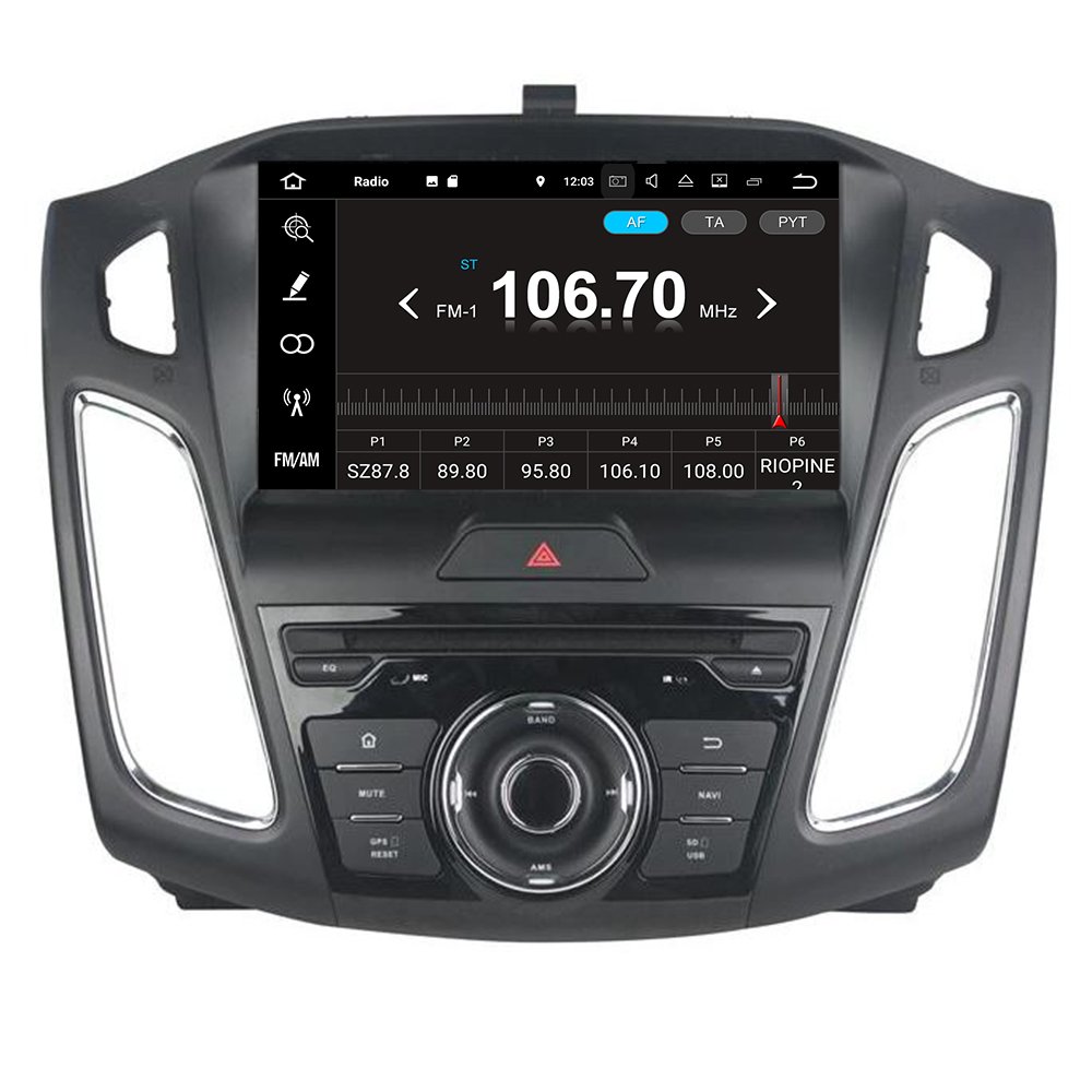 TAFFIO Ford Focus Naviceiver Touchscreen CD DVD Bluetooth GPS