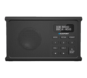 Blaupunkt DR3BK Tragbares DAB+ Radio Bluetooth Akku