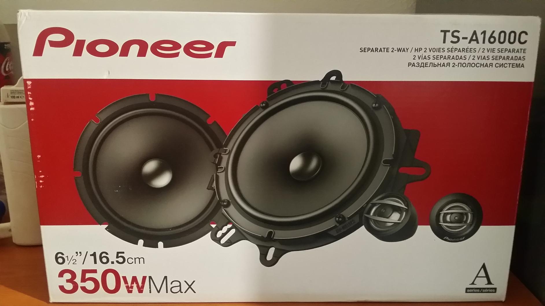 Pioneer TS-A1600C Komponenten-Lautsprecher 16,5cm 350W
