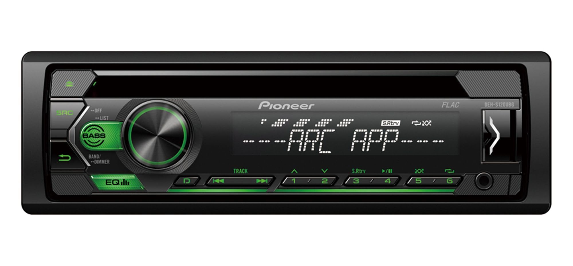 Pioneer DEH-S320BT 1-DIN Autoradio CD Bluetooth rot