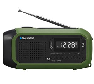 Blaupunkt ER20GR Survival Notfallradio Solar Kurbel