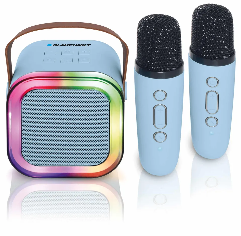 Blaupunkt KM 40 Karaoke Set Box 2 Mikrofone Bluetooth