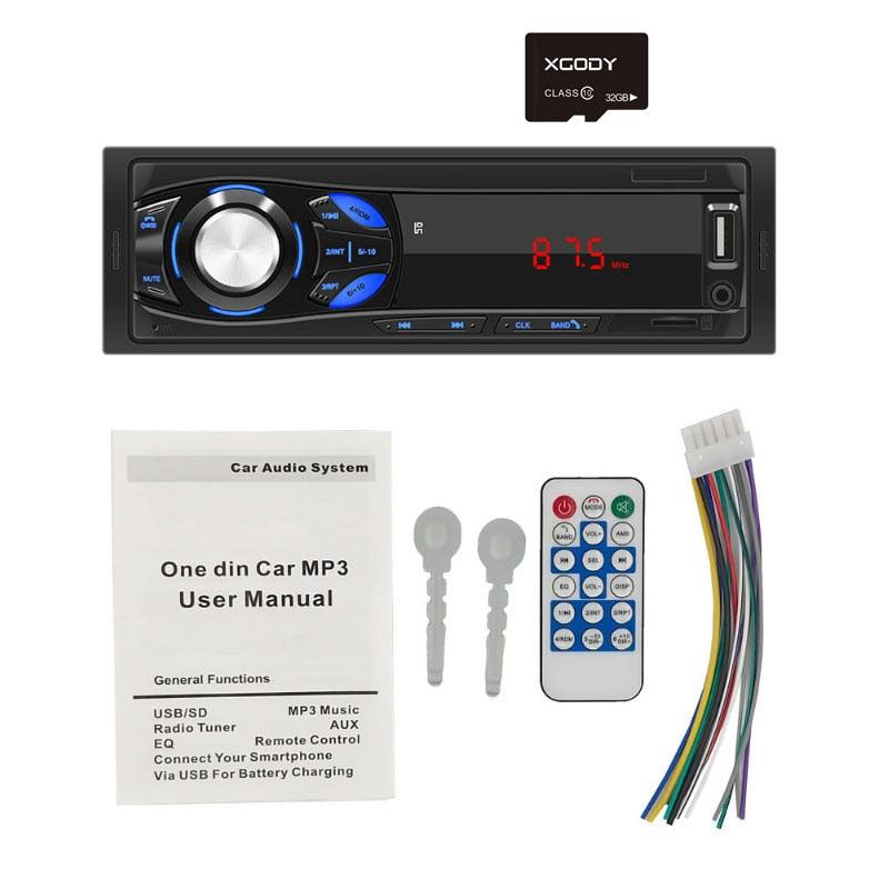 ESSGOO Car Stereo 1 Din Autoradio Bluetooth mit 32GB TF