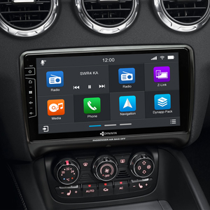 Dynavin 9 Audi TT Autoradio Android CarPlay DAB+ Blitzer