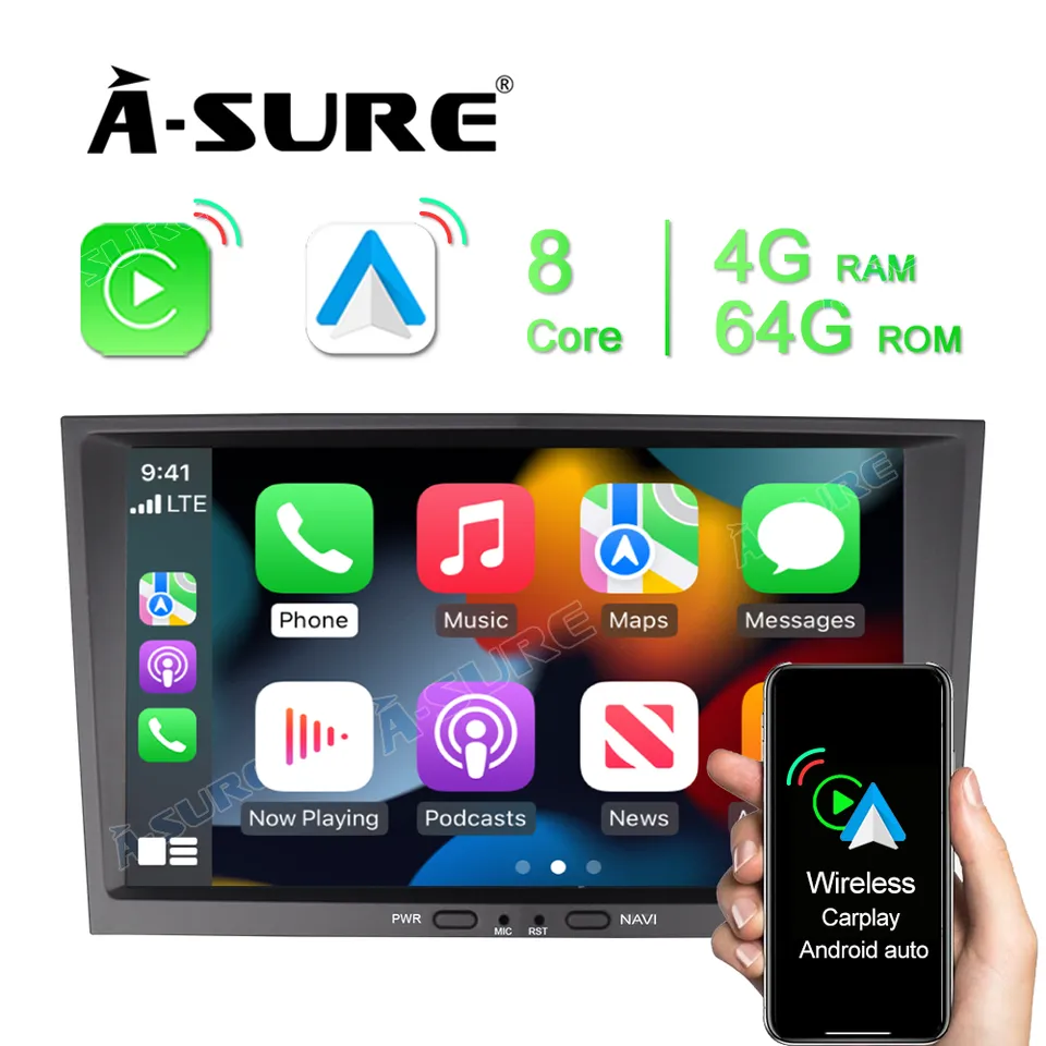 A-Sure GPS Autoradio Opel Astra Zafira 4+64GB