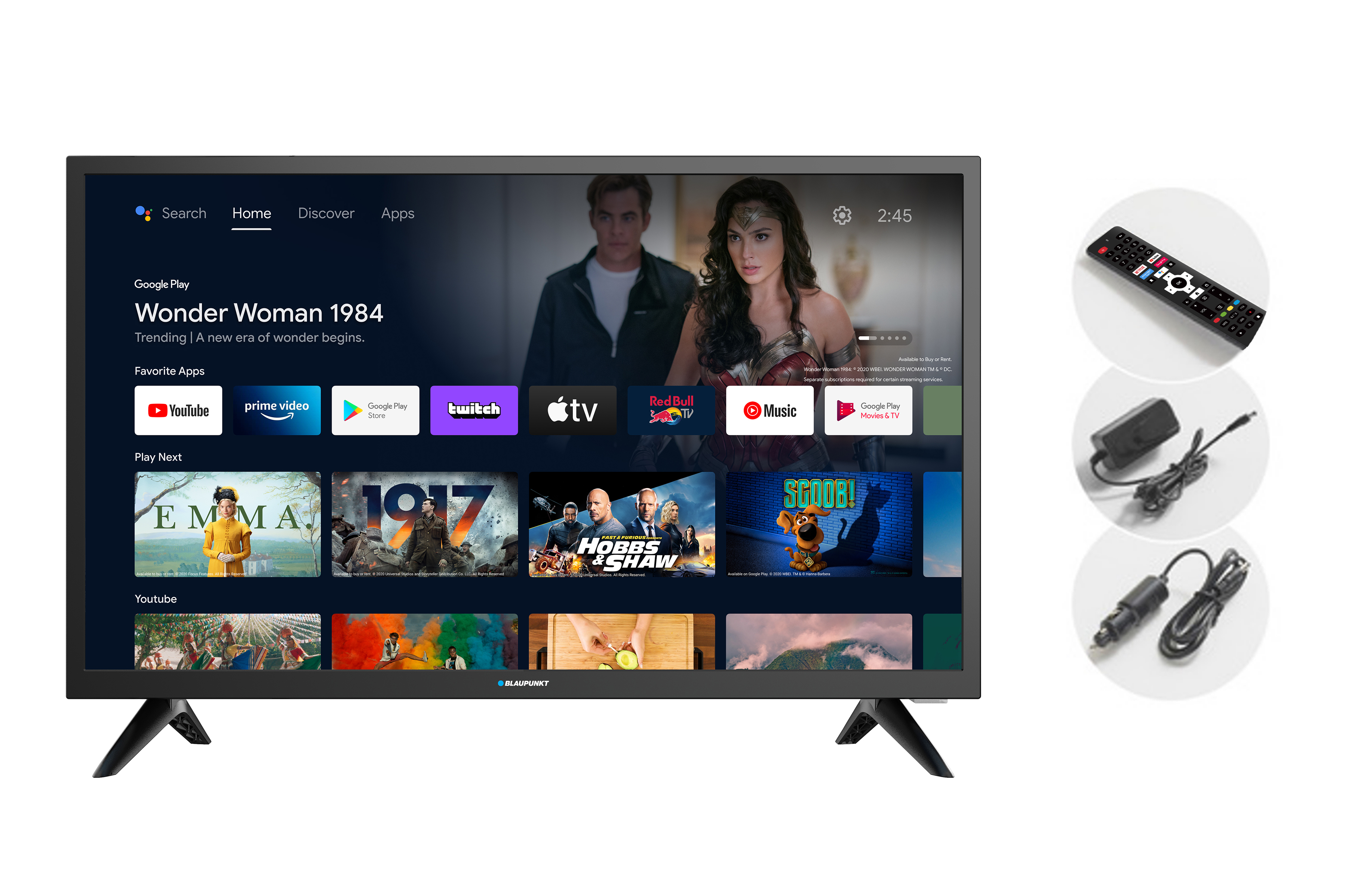 Blaupunkt BP240HSG9700 24 Zoll HD Smart TV Android
