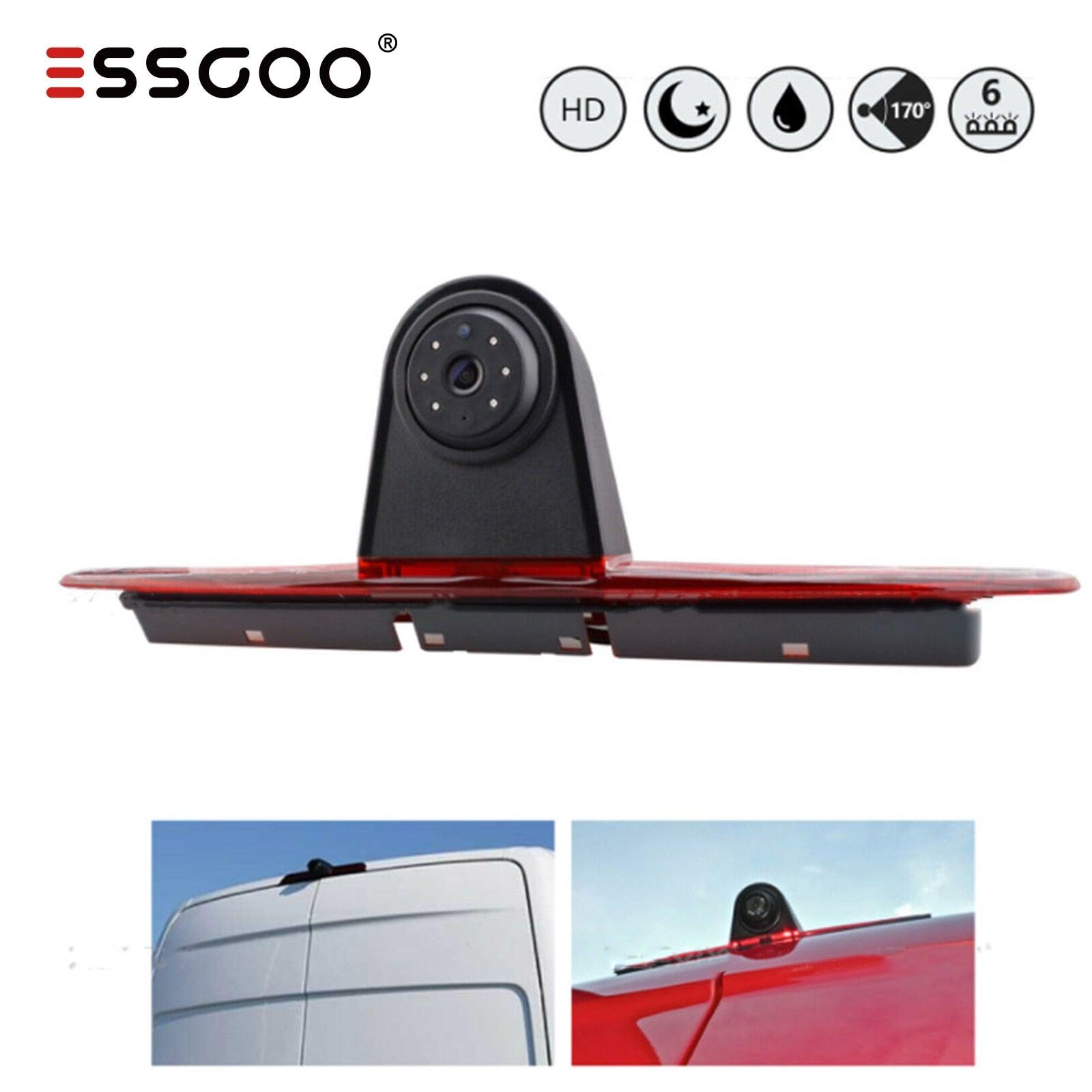 ESSGOO Accessories Rückfahrkamera Bremslicht Nachtsicht
