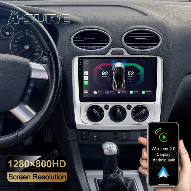 A-Sure Ford Focus MK2 Autoradio 9 Zoll 2+32GB