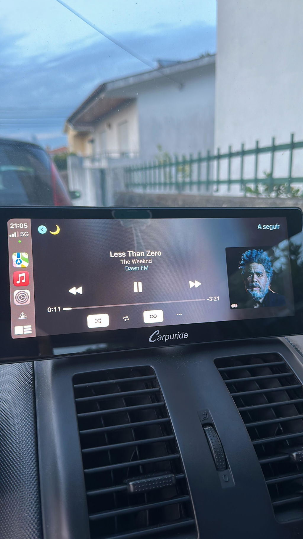 Carpuride W103 CarPlay-Display 10,3 Zoll mit Rückfahrkamera