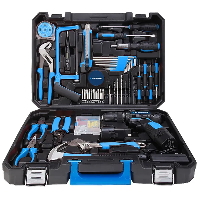Blaupunkt Power Kit 800 Werkzeugset 142-tlg 12V Akkubohrer