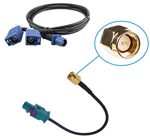 TAFFIO FAKRA Doppel-Splitter Verteiler SMA-Adapter GPS DAB
