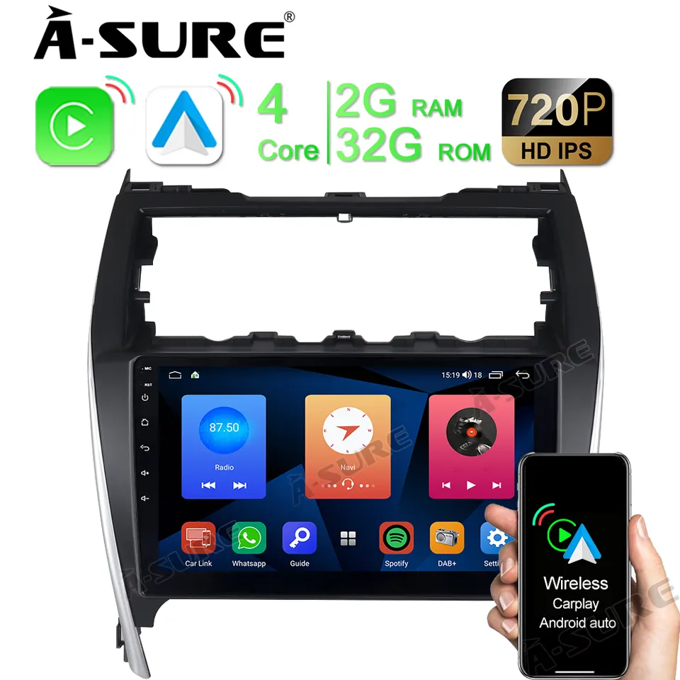 A-Sure GPS Autoradio Toyota Camry 10,1 Zoll 2+32GB JBL