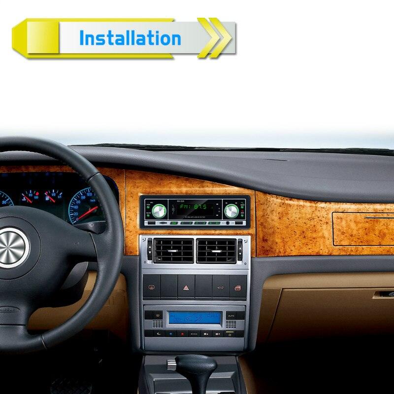 ESSGOO Car Stereo Vintage 1-DIN Autoradio DAB Bluetooth USB