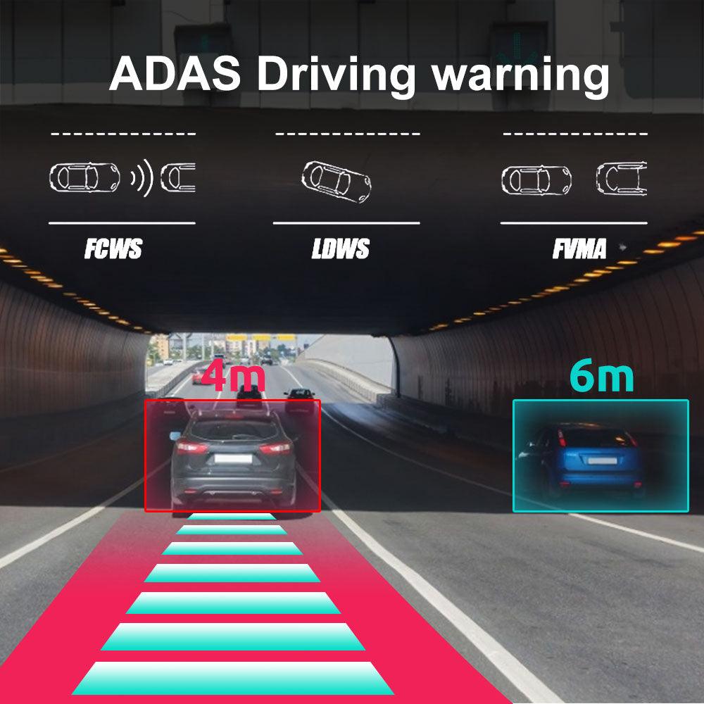 ESSGOO Accessories ADAS Dashcam 1080P Nachtsicht USB