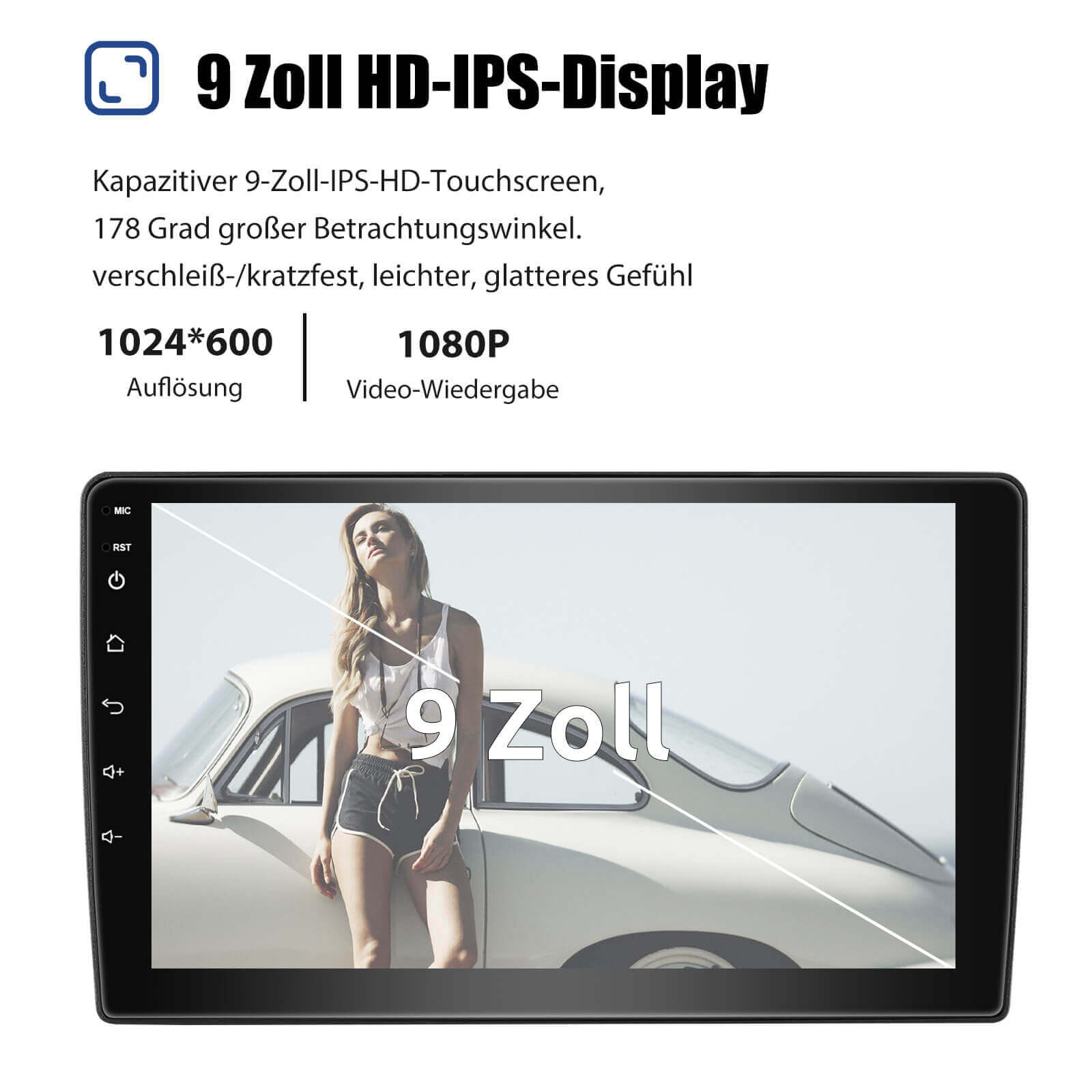 ESSGOO Car Stereo Autoradio Fiat Ducato 2006-2016 9 Zoll